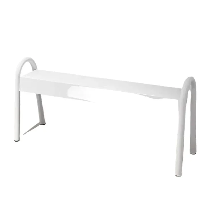 

Simple Korean outdoor leisure bench, park bench, milk tea coffee shop, iron art outside