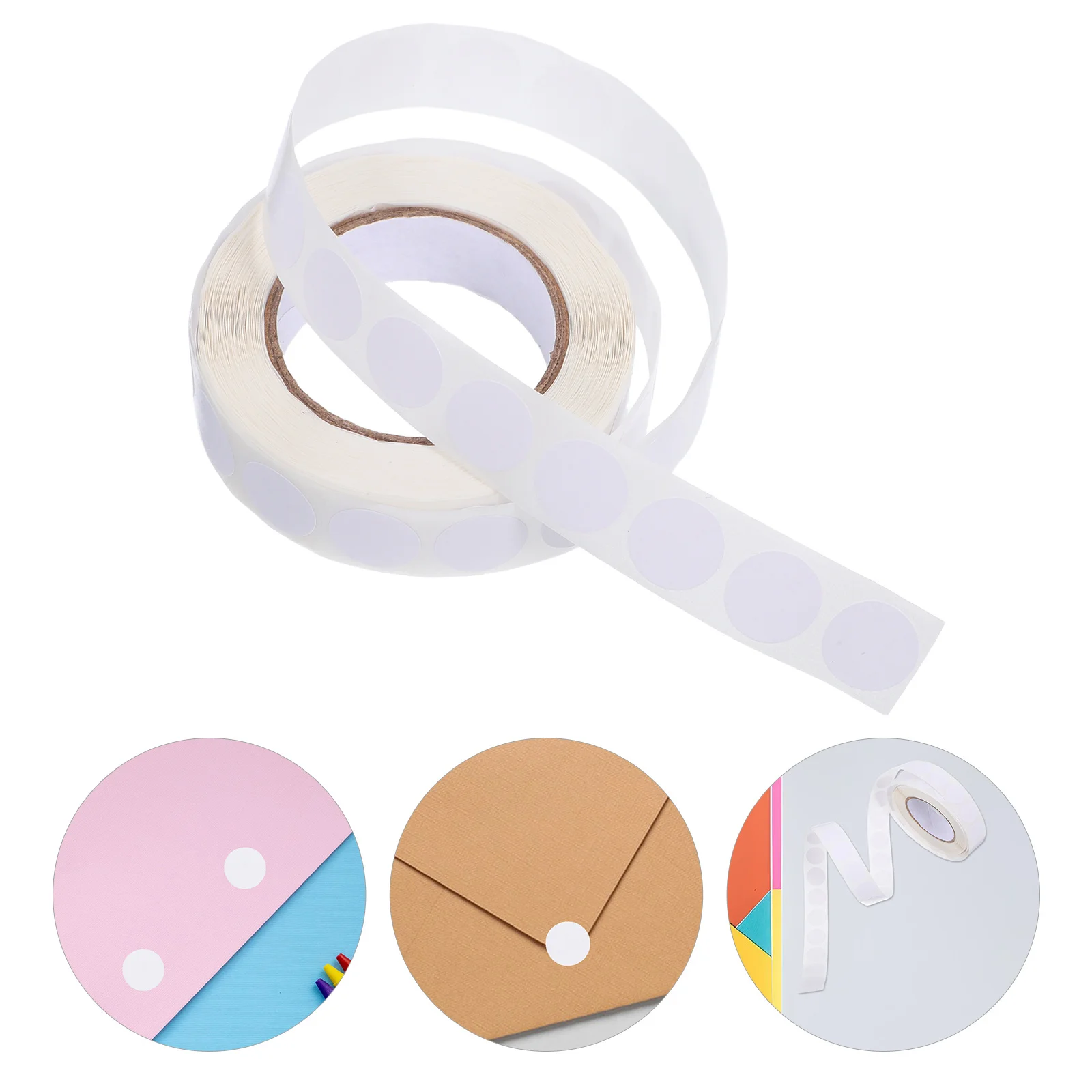 

1000Pcs Round White Self Adhesive Labels Waterproof Writable Small Circle Stickers for Home Office School Warehouse Organization