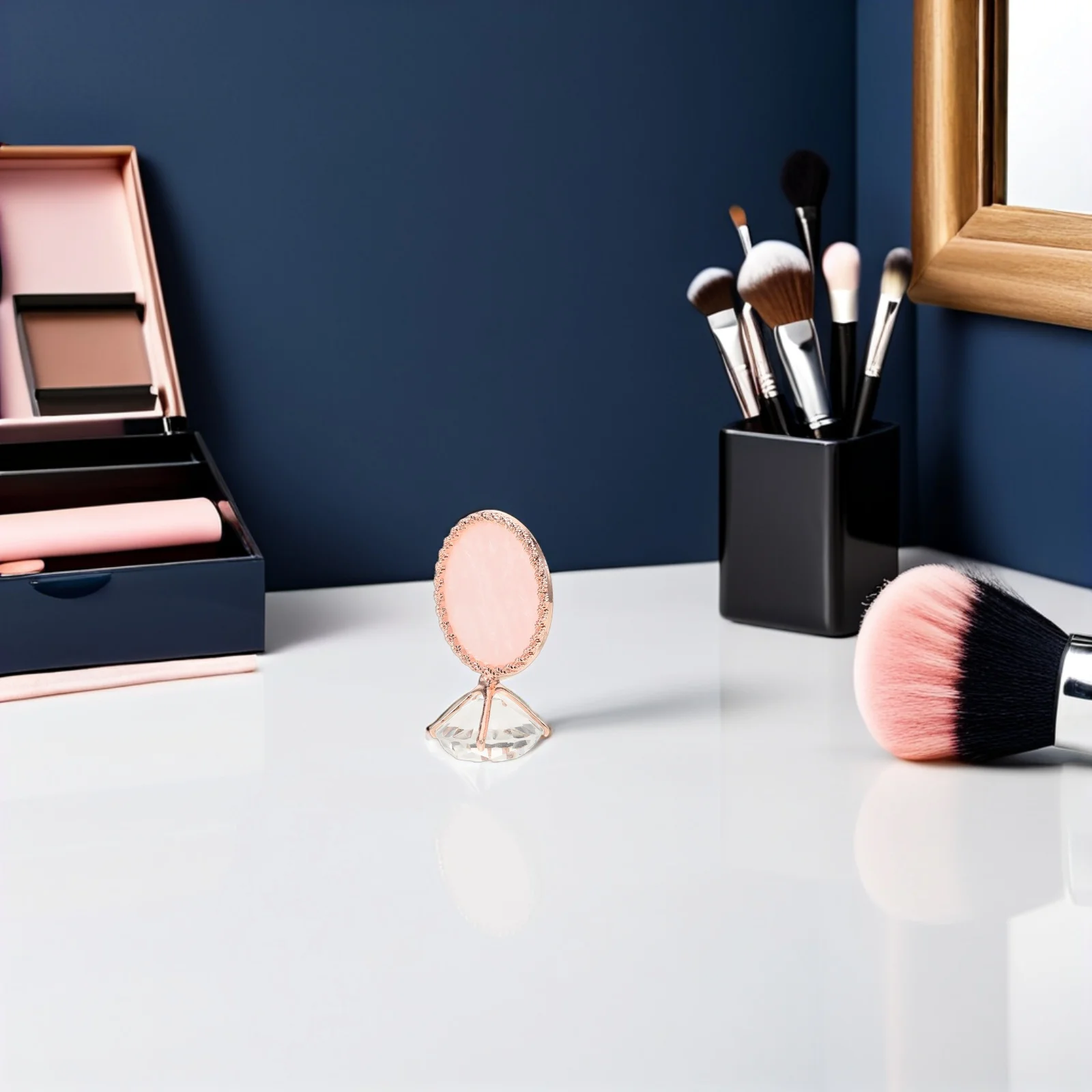 

2Pcs Nail Art Display Stand Elegant Base Stable Structure Salon Manicure Stand Fake Nail Tip Display Board Fingernail Sample