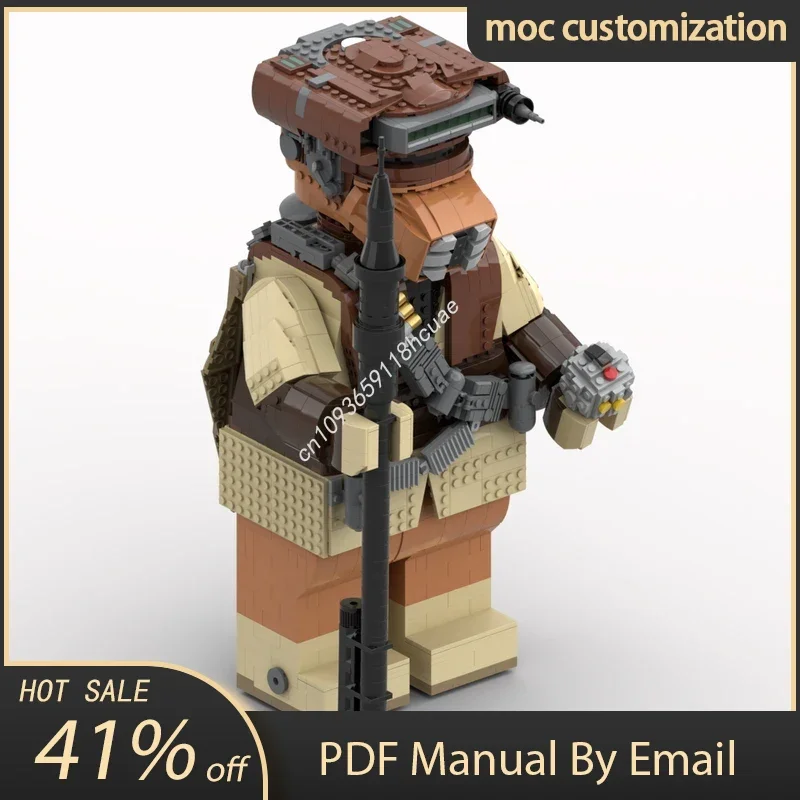 

Moc Star Battle Princess Leia (Boushh) Мега-фигурка Модель Строительные блоки Кирпичи Diy Креативная сборка Развивающие игрушки Подарок для детей