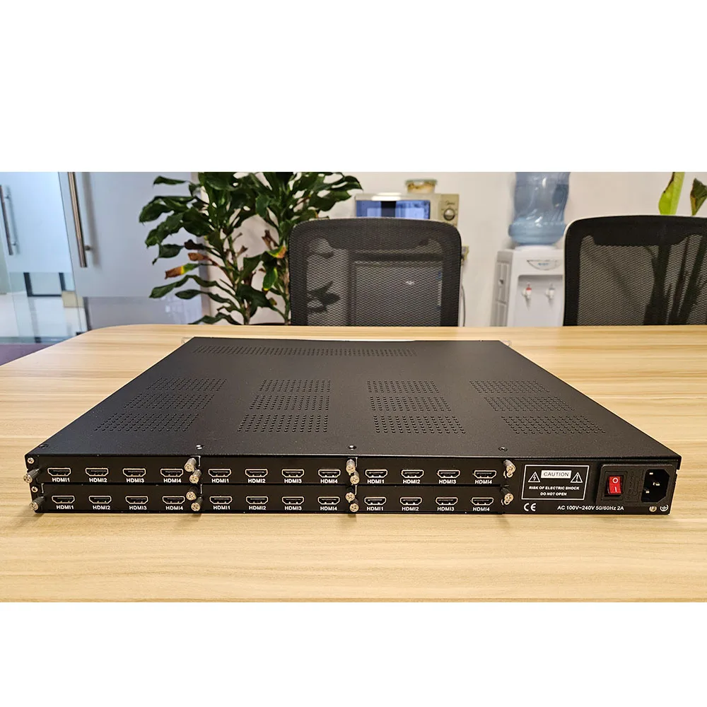 24 HD TO IP HD TO RF Modulator  16-Carrier IP to RF DVB-T DVB-C ATSC ISDBT Cable Front-End HD Video encoder  Modulator