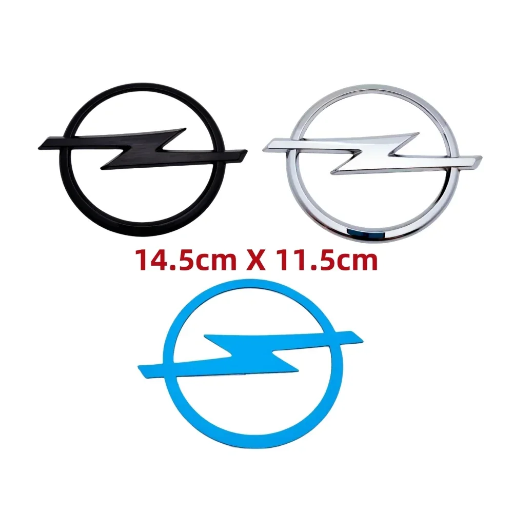 

1pcs 3D ABS Black/Silver Car Front Grille Hood Bonnet Emblem Rear Trunk Badge Logo Sticker for Opel Astra Insignia Corsa Zafira