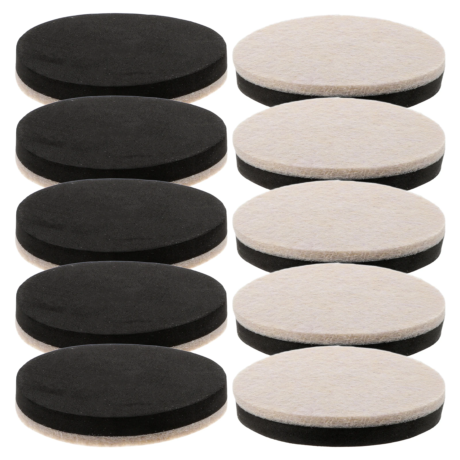 

10 Pcs Furniture Mat Chair Pads for Legs Bed Stoppers Prevent Sliding Floor Protector Felt