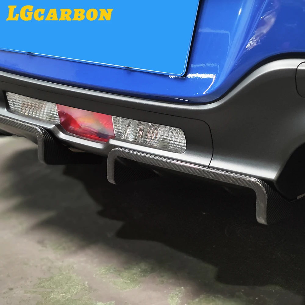 LGcarbon-difusor trasero de carreras, alerón de labio para Subaru BRZ, Toyota GR86 Coupe, 2 puertas, 2022, 2023, parachoques trasero de fibra de carbono