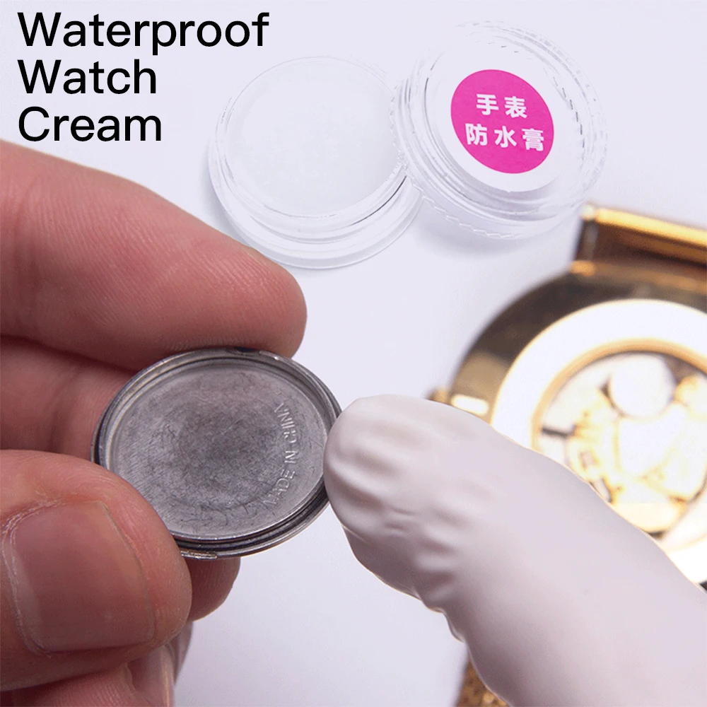 

8PCS Watch Waterproof Oil Grease Watch Waterproof Paste Watch Waterproof Ring Gaskets Maintenance Repair Tool for Watchmaker