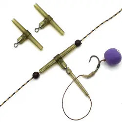 Carp Fishing Accessories Anti Tangle Sleeves Side Bends With Swivel Carp Hook Link Helicopter Carp Rig For Fish Tackle Equipment