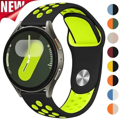 22mm 20mm Silicone Strap for Samsung Galaxy Watch 7 6 5 4 40/44mm 6Classic 43/47mm Bracelet for Huawei Watch 5 GT6 6Pro GT5 Band