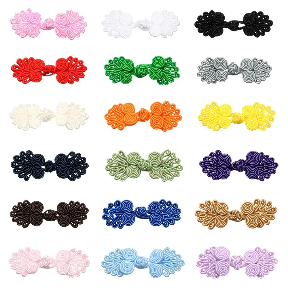 

5Pcs Classic DIY Invitation Cheongsam Buttons Knot Fastener Chinese Knot Button Tang Suit