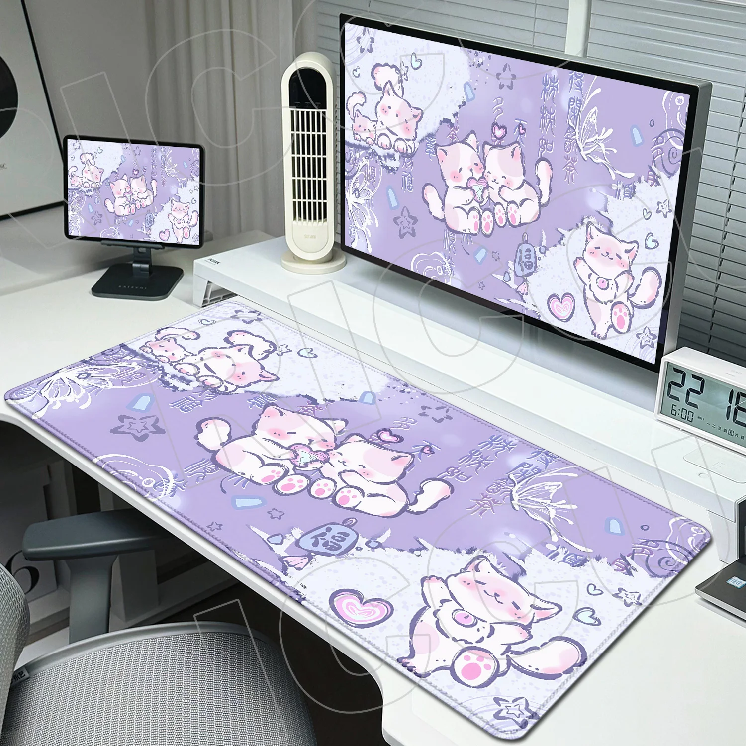 

Cute Animals Mouse Pad Gaming HD Print Large Custom Mousepad XXL Office Non-Slip Rubber Carpet PC Accessories Table Mat Carpet