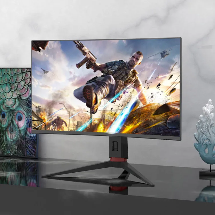 27 Inch FHD QHD Curved 16:9 Frameless 1ms Computer LED Monitor 1920 X 1080 165Hz PC Gaming Monitor For Desktop PC Display