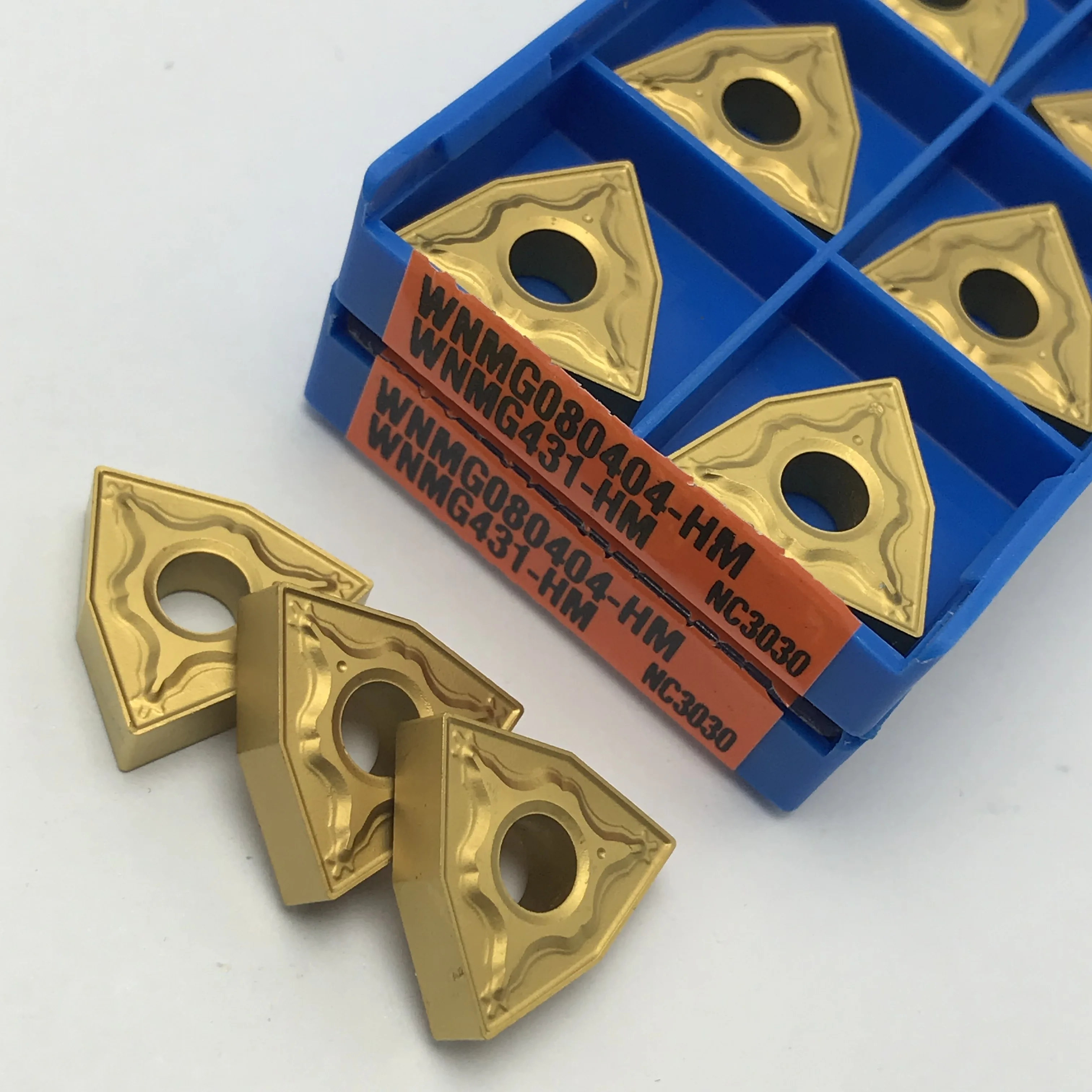 WNMG080404 WNMG080408 HM PC9030/NC3030 Utensile per tornitura esterna Inserti in metallo duro Utensile da taglio di alta qualità Lavorazione dell'acciaio CNC