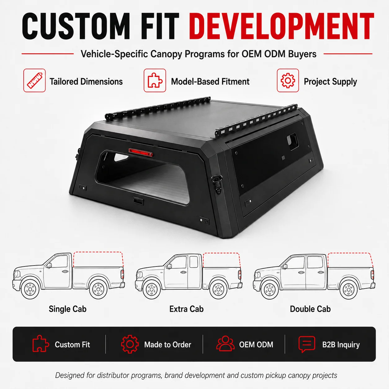 Bed cap Custom Made Aluminium Pickup Truck Canopy with Sliding Window No Drill Mounting for Ford Ranger XLT Secure Cargo Hauling view 3