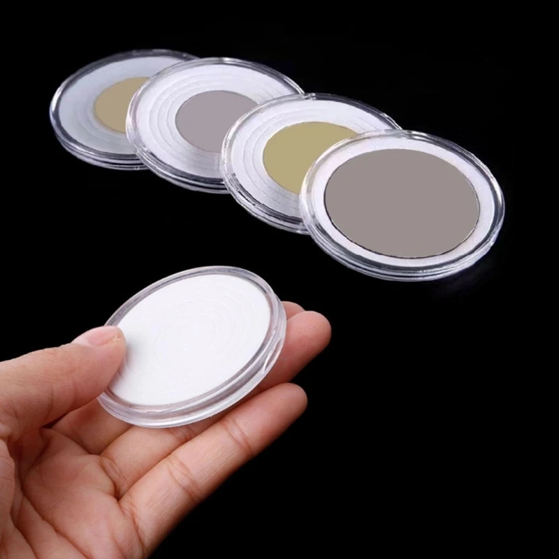 F92b Small Coin Storage Box Inner Pad Pad Set Round Jewelry Ring Organize Organization