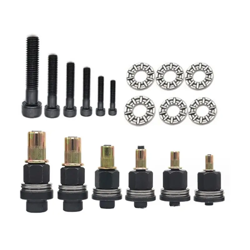 B69C Rivet Nut Tool Drill Adapter M3//M5/M6/M8/M10 Simple Installation Cordless Riveter Metal License Plate