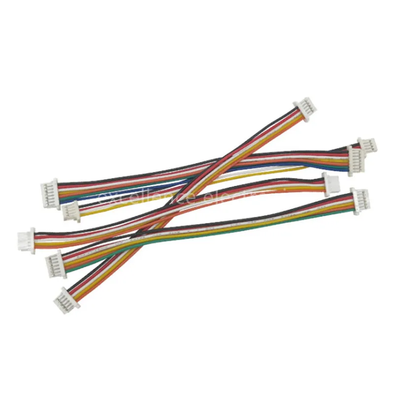 10 sztuk SH1.0 SH 1.0mm 2/3/4/5/6/7/8/9/10Pin złącze żeńskie i żeńskie z długością kabla 10cm 28AWG