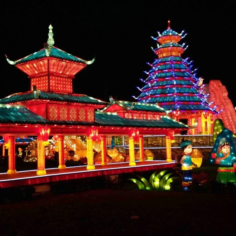Festive Large Outdoor Light Emitting Diode Christmas Decorations Halloween Easter New Year Thanksgiving Spring Festival