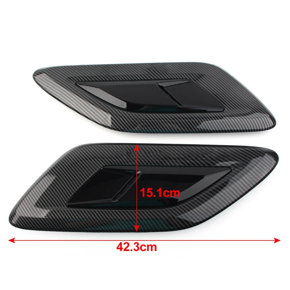 1x New Version Car Hood Vent Louver Cover Trim Left/Right For Land Rover Range Rover Sport 2014+ LR128557 LR128556