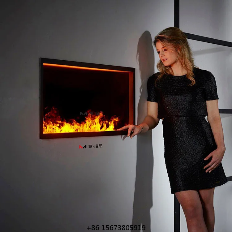 Factory Whole-sales Single Color 1200mm Length Single Color 3D Water Steam Fireplace