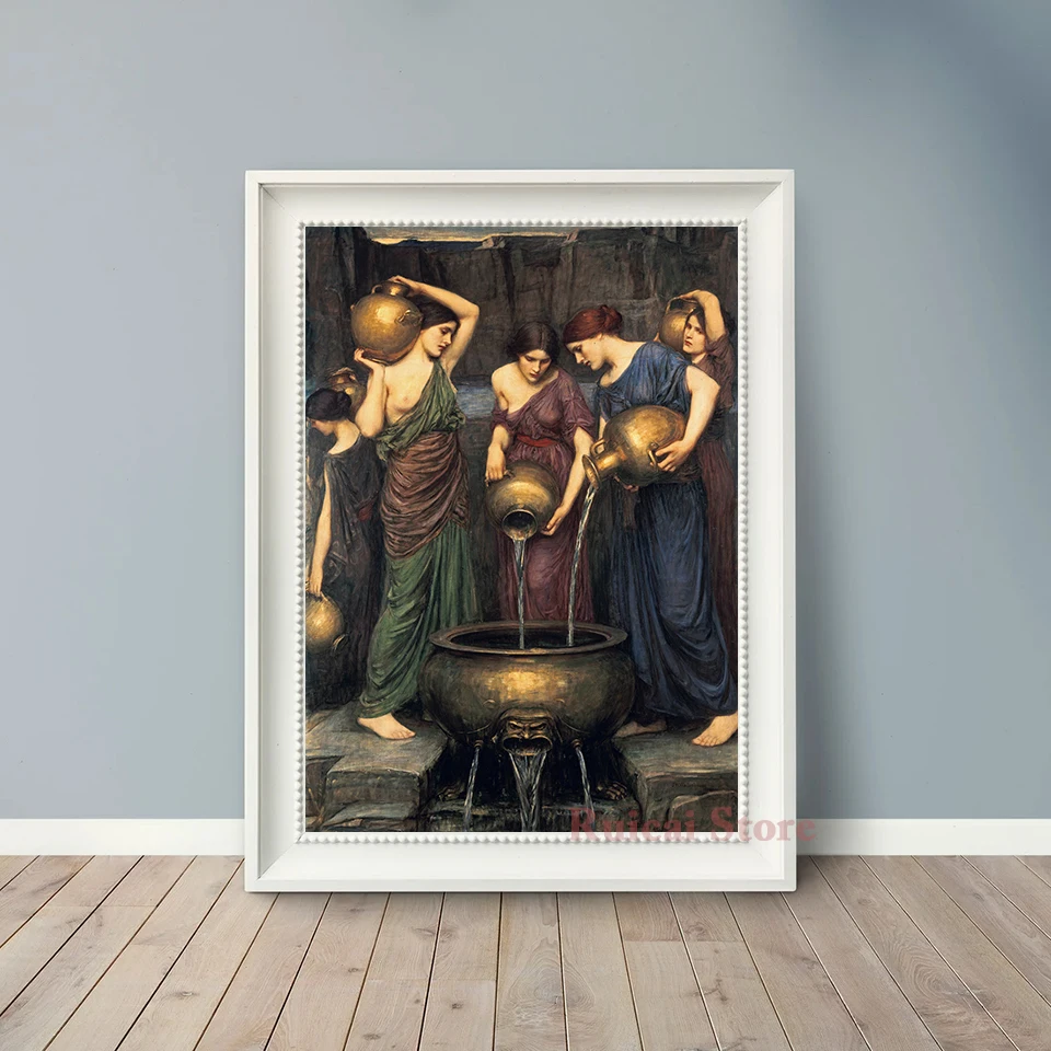 

John William Waterhouse Vintage Wall Art Poster Canvas Painting Print Picture for Home Decor