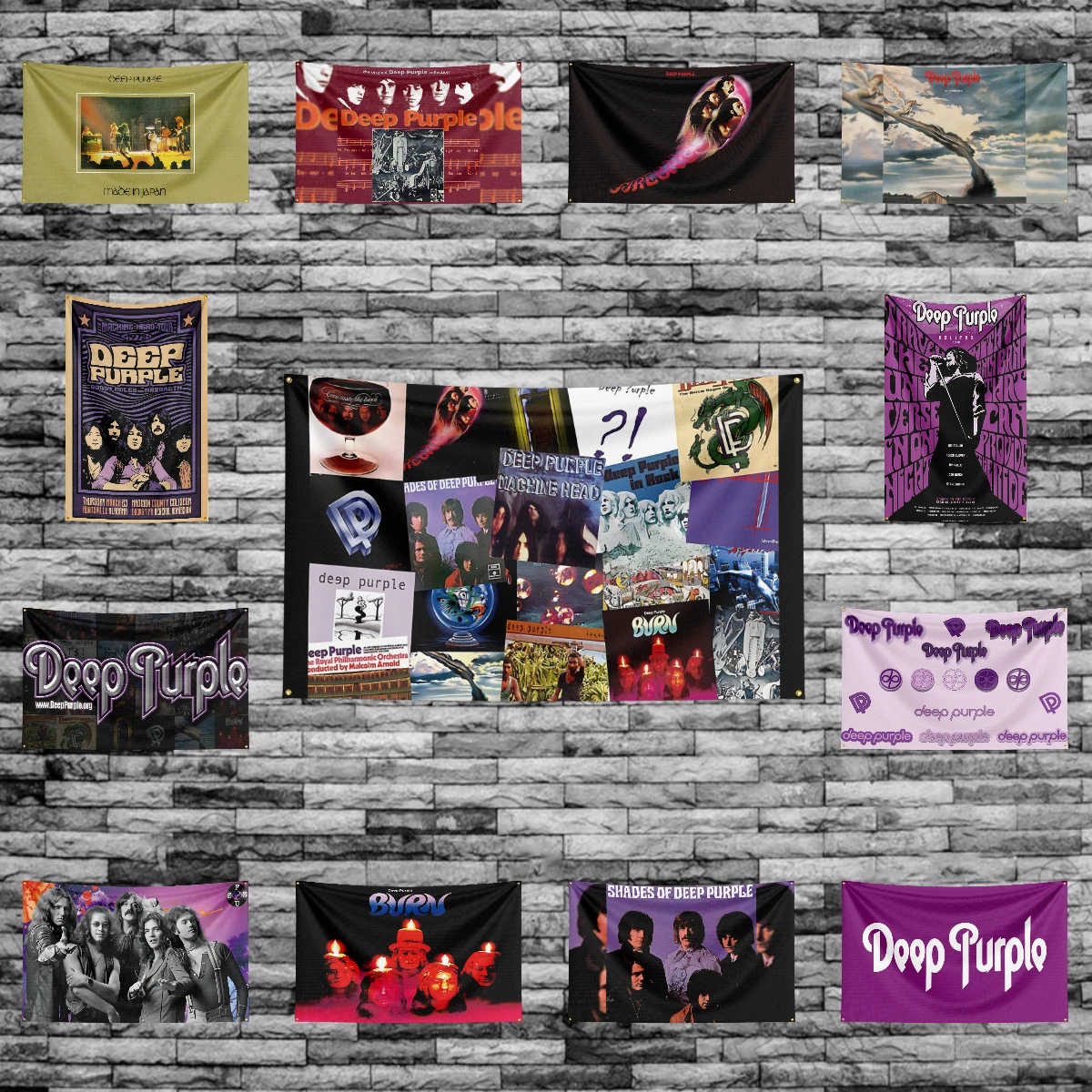

3x5 Ft Heavy Rock Band-d-Deep Purples Flag Polyester Digital Printing Banner for Bedroom Wall Art Out Door Tapestry Decoration