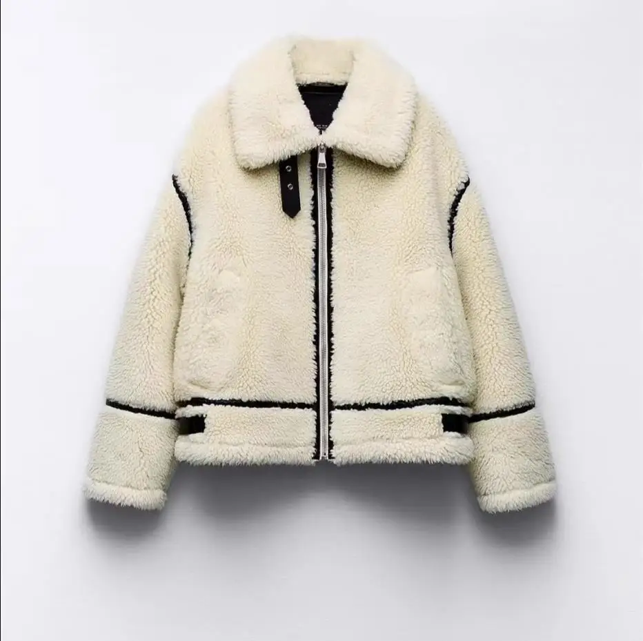 ETJ2023New autumn and winter models Sheepskin coat for women Artificial lamb wool thickened for warmthjackets for women