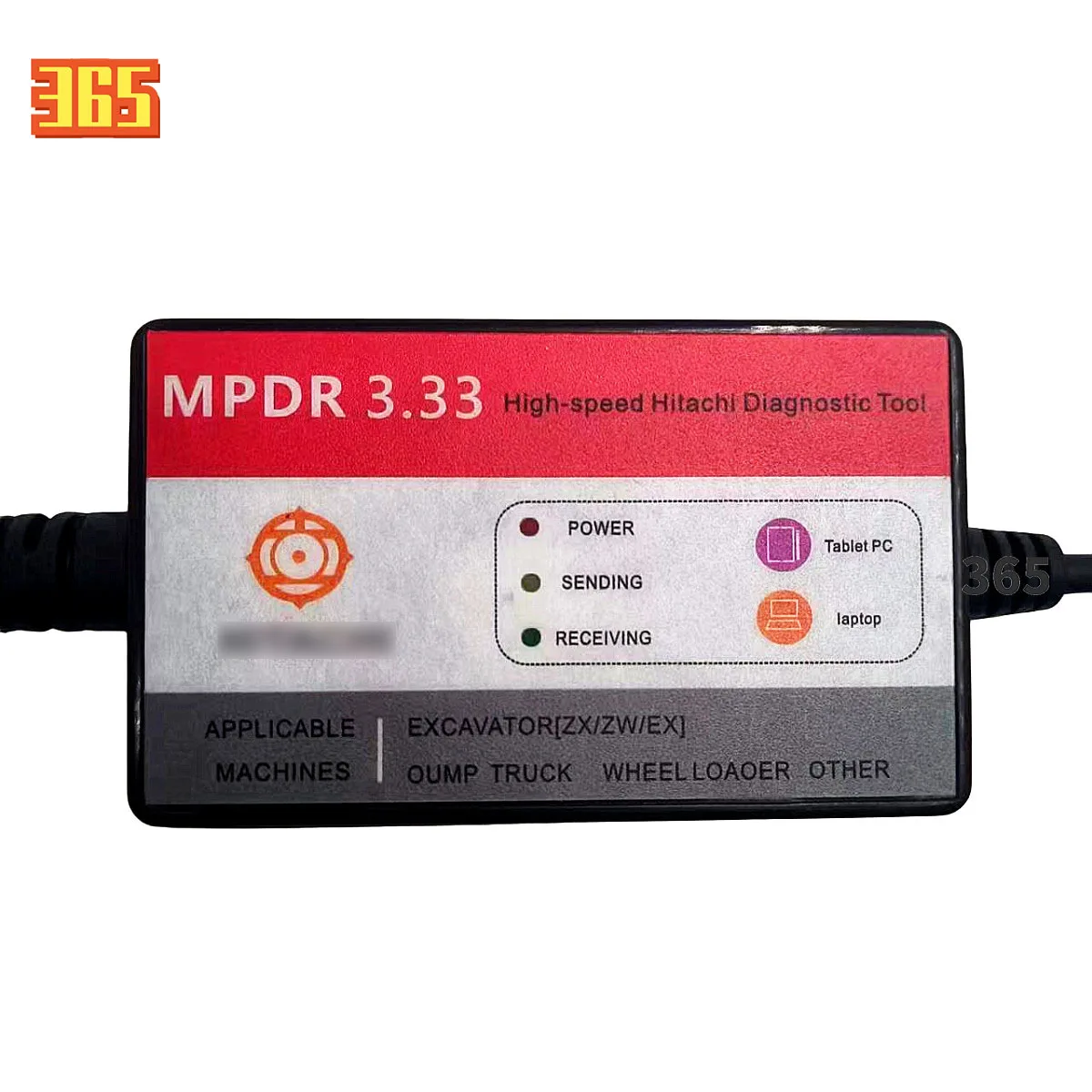 MPDR Software 3.33 Heavy Duty Hitachi Diagnostic Tool Tester Hitachi ZX-1 ZX-3 ZX-3G ZX-5 ZX-6 ZX-7 ZW EX hitachi mpdr