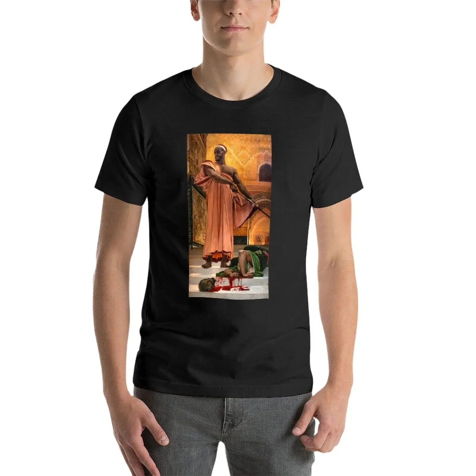 Newecution Wihou Hearing Under he Moorish Kings of Granada - Henri Regnaul T-Shirt czarny shirt męski