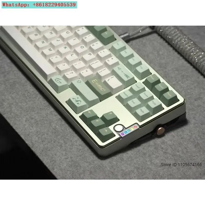 Vento80 Anodic Green Lime Custom Keyboard Kit Shaftless Cap