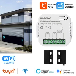 Tuya WiFi Sensore porta garage Controller apri Controllo vocale Interruttore porta garage intelligente APP Smart Life Funziona con Alexa Google Home