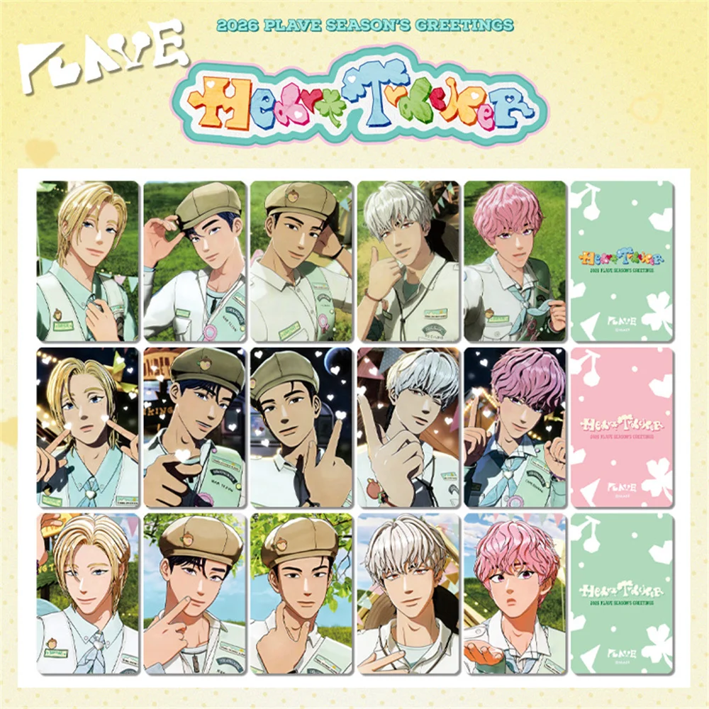 

5 шт./компл. фотокарта PLAVE 2026 сезонная поздравительная открытка ЛОМО HAMIN NOAH YEJUN BAMBY EUNHO коллекция для фанатов подарки