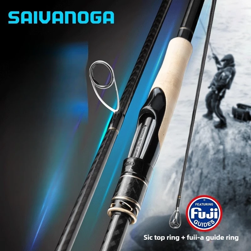 

SAIVA Спиннинговая удочка для литья, 2,58-3,0 м, высокоуглеродистая удочка для морской рыбалки, детали FUJI, удочка с приманкой для дальнего заброса