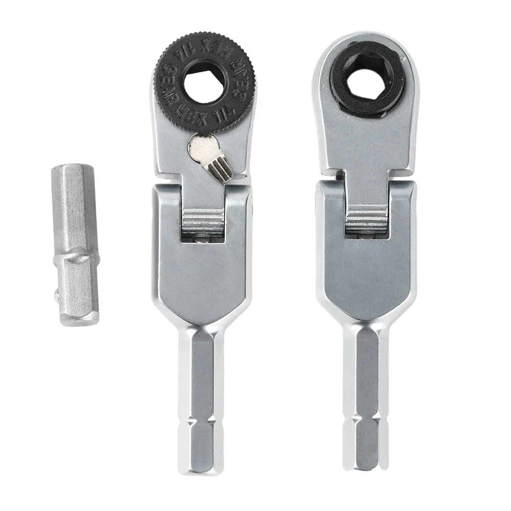 6.35mm Mini Screwdriver Hexagon Torque Wrench 1/4" Ratchet Wrench Adjustable Stainless Steel Socket Wrench Portable Hand Tools