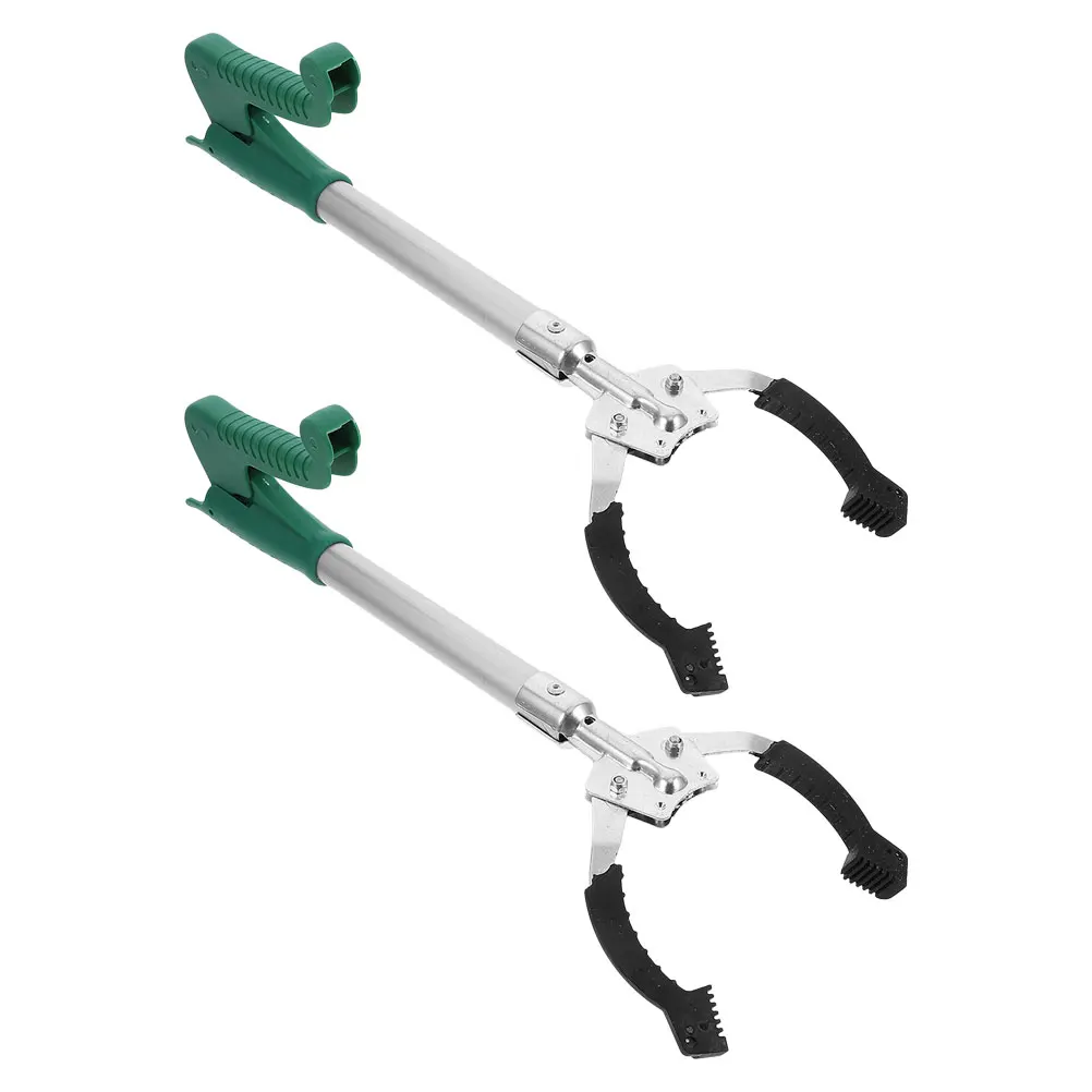 

2Pcs Trash Plastic Arm Extender Portable Grabber Reacher Seafood Grabber Picker Upper Long Claw Picker Elderly Tool