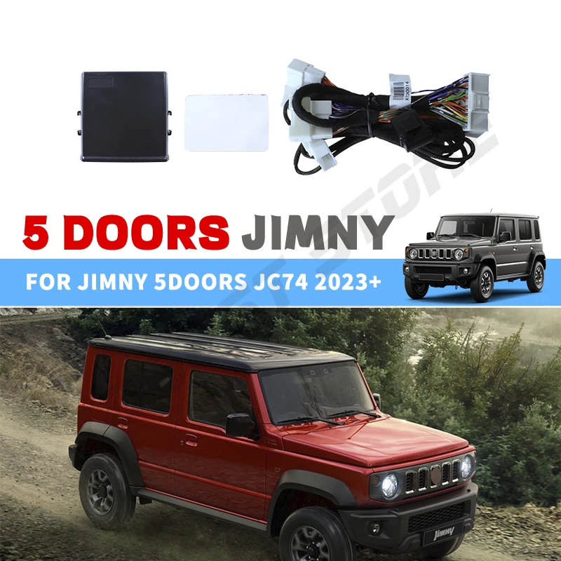 Car Automatic Window Lifting One Click Window Up Auto Rearview Mirror Folding For Suzuki Jimny 5 Door JC74 2024 Left Hand Drive