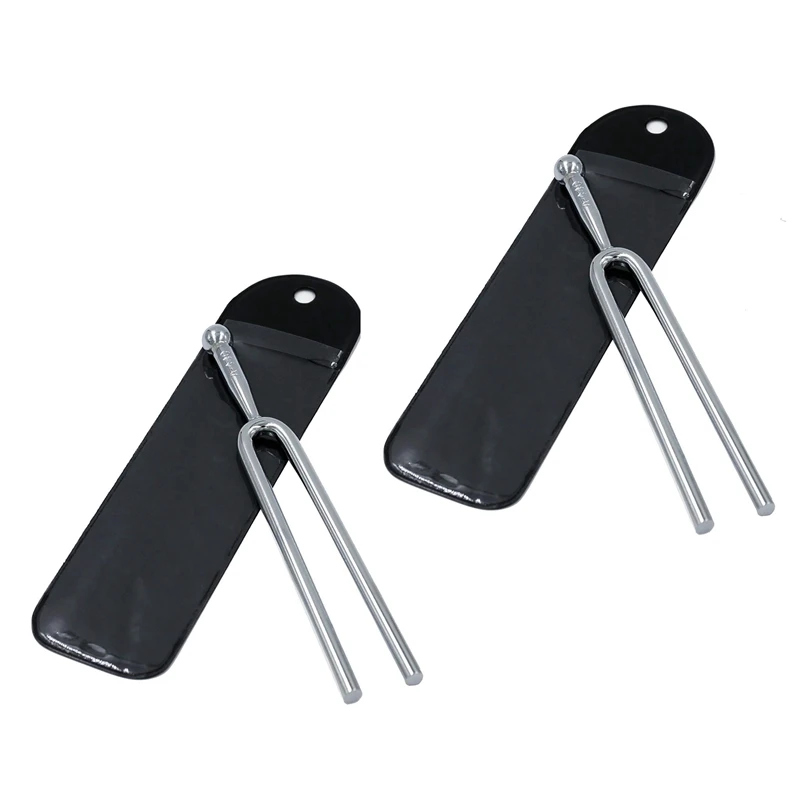 2x Stimmgabel mit Softshell-Gehäuse, Standard ein 440 Hz