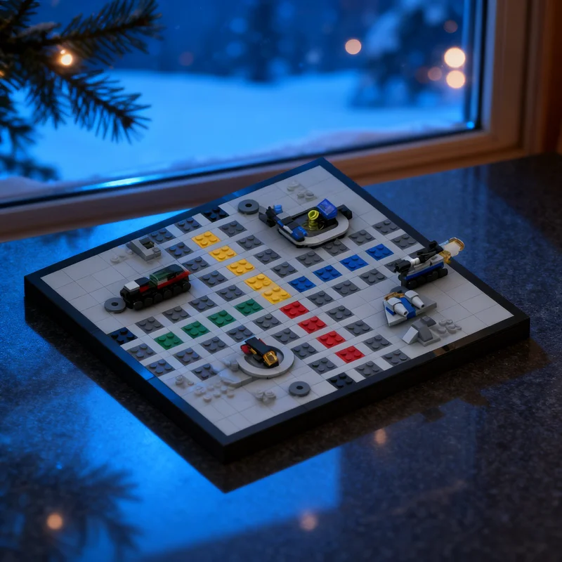 747 Uds. Juegos MOC juego Man Don T Get Angry Mensch Ärgere modelo arquitectura de bloques de construcción regalos de navidad juguetes ladrillo niños