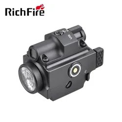 Richfire 800LM Weapon Gun Light Red Green Laser Sight Pistol Light Red Green Dot Sight Combo Magnetic Charger for Picatinny