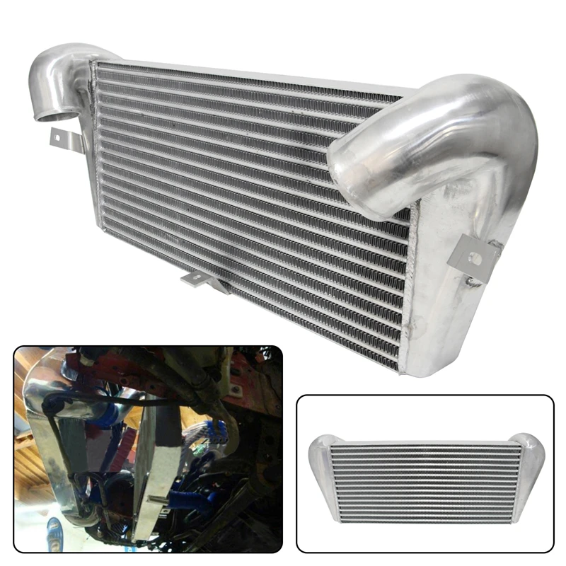 TURBO BOLT ON FRONT MOUNT INTERCOOLER  For Mazda RX7 RX-7 FD FD3S 13B 1.3L 93-97 Silver