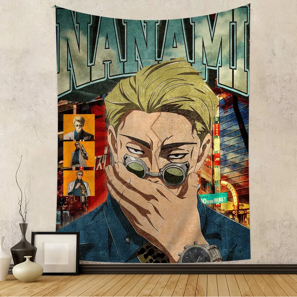 Nanami Kento Cartoon Tapestry Art Science Fiction Room Home Decor Wall Hanging Home Decor