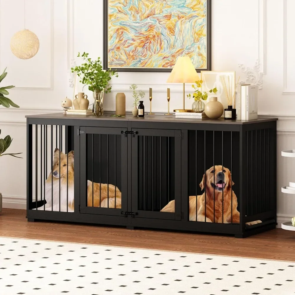 Dog Crate for 2 Dogs, 70