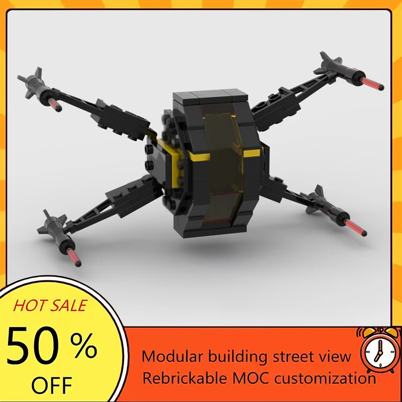 

104PCS Popular Space War Movie Model MOC Building Bricks Spaceship Modular Technology Gifts Holiday Assemble Children Toy Suit