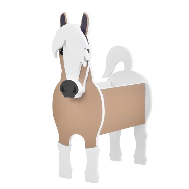 

Horse Shape Planter Pot Cute Horses Planter DIY Plants Container Garden Art Decoration Plant Vase For Garden Home Office Porch