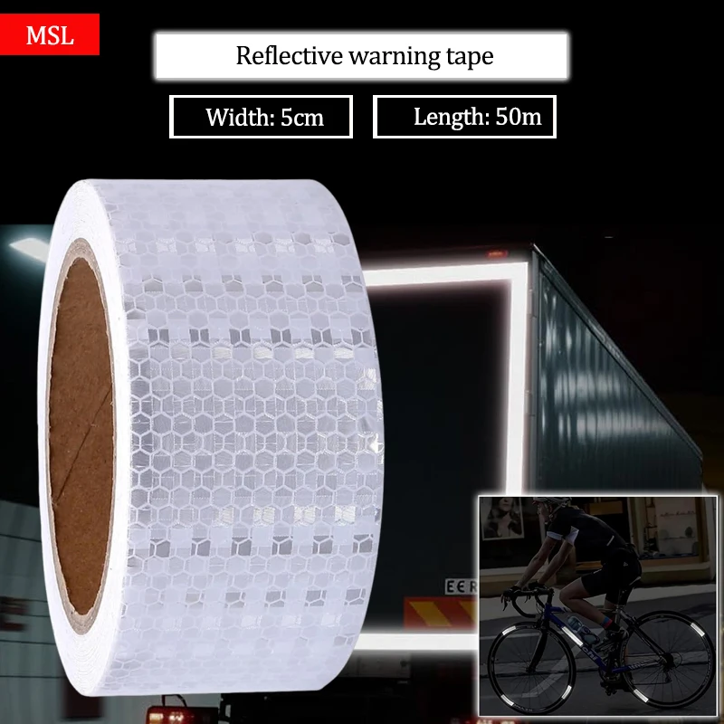 

Водонепроницаемая светоотражающая лента для прицепов, самоклеящаяся предупреждающая лента для грузовиков и транспортных средств