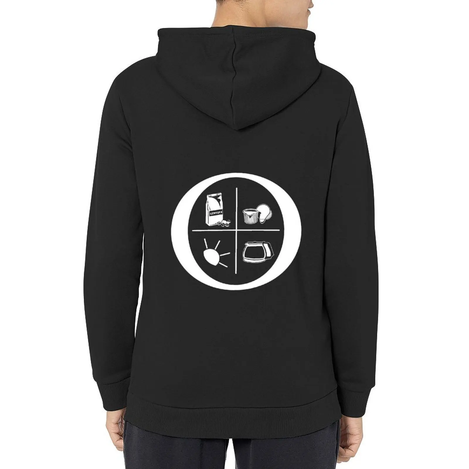 Ozark Coffee Black Hoodie ملابس رجالية ملابس أنيمي قميص رجالي معطف رياضي