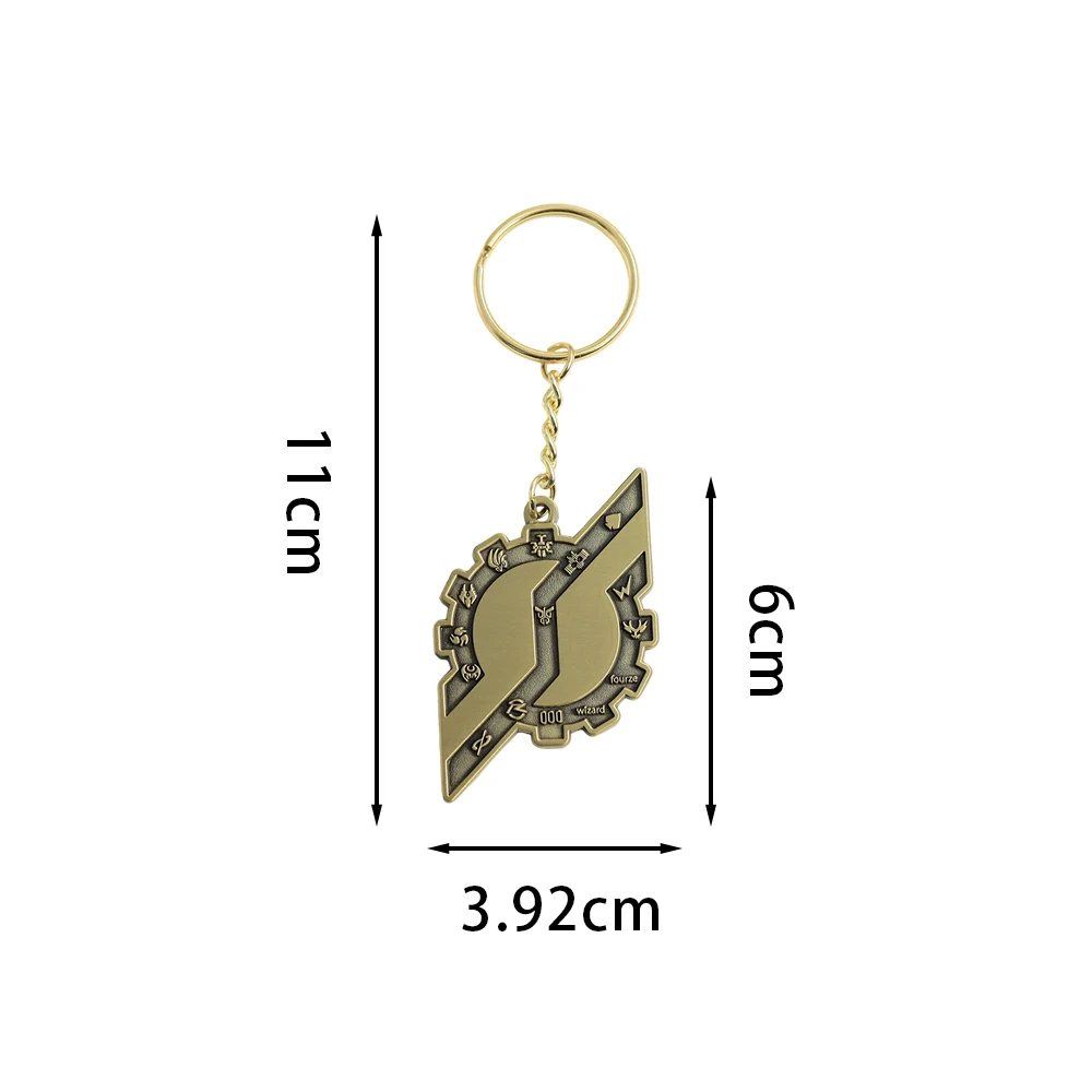 Kamen Rider Build Logo Enamel Keychain 3D Retro Metal Keychain 70s Animation Peripheral Pendant Childhood Gift Souvenir