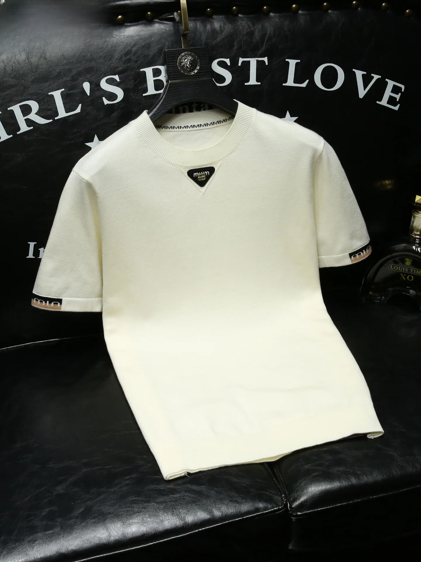 

Men's ort Sve Wool Sweater Base Layer Inner Wear Knitted irt e Logo Design Casual Comfortable Breathable