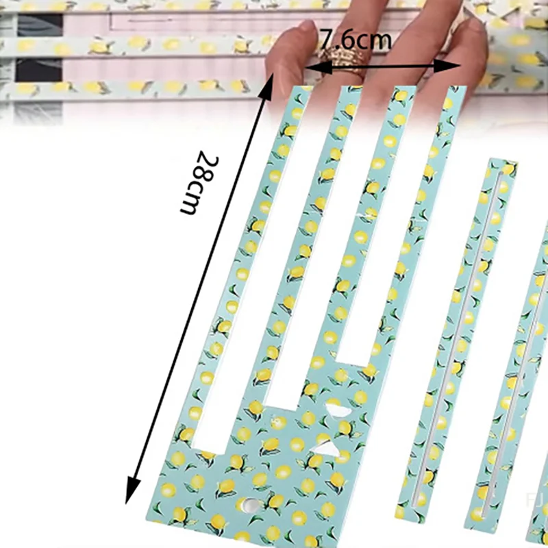 [YU] modèle de poche à fermeture éclair aide à la couture en acrylique modèle de fermeture à glissière en acrylique aide à la couture en acrylique