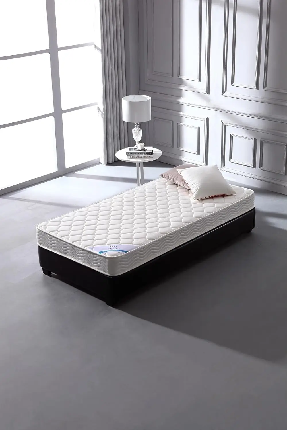 Home Life-Matelas de lit jumeau 6 pouces, confortable, hybride, Euro, respectueux de l'environnement, respirant