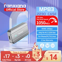 Fanxiang MP83 M.2 SSD Enclosure 10Gbps NVMe Mini Size USB 3.2 Gen2 Type C SSD Case M.2 2230 SSD Disk Box For Phone/PC/Laptop
