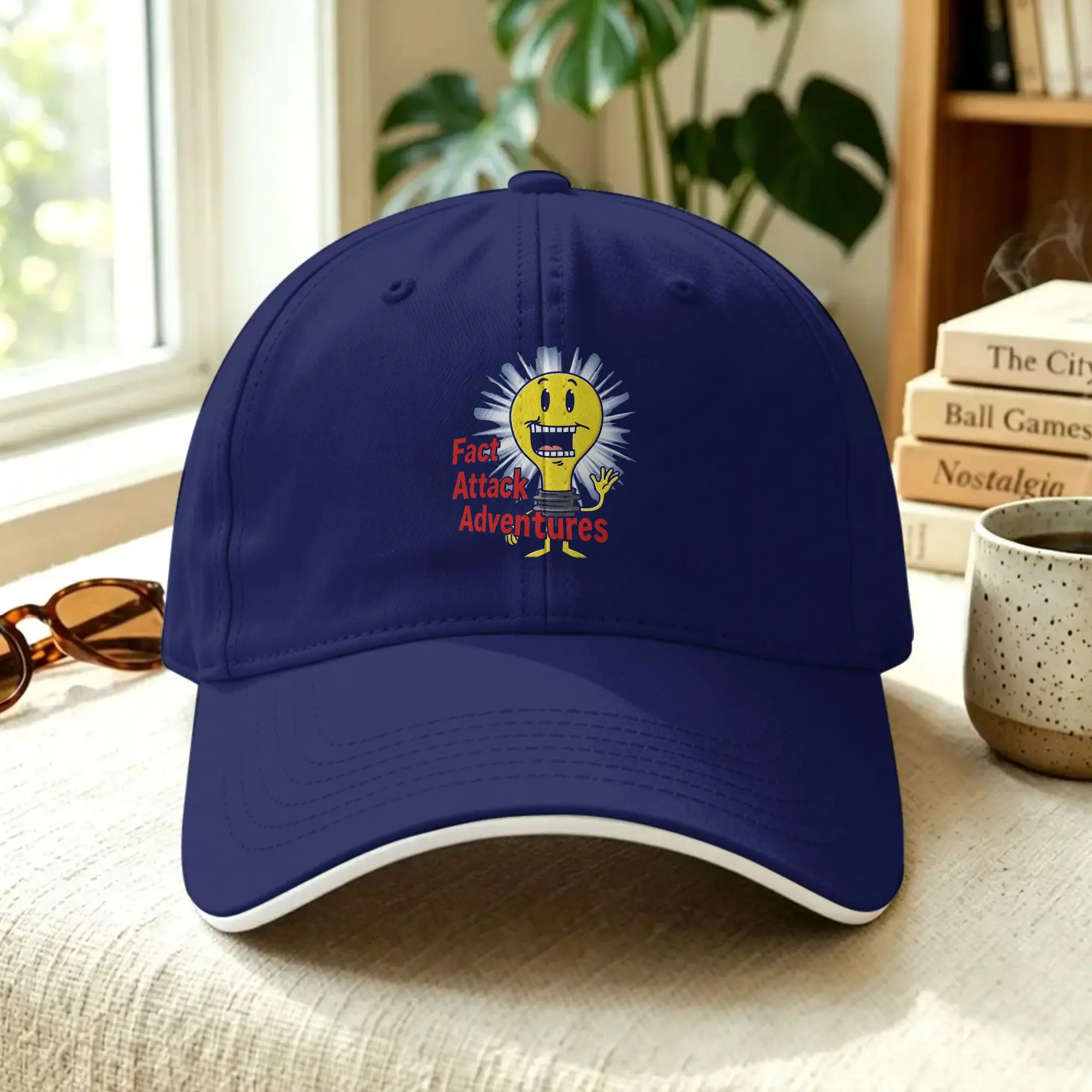 Light Bulb Fact Attack Adventures  Baseball Cap  Unisex Men Design Trucker Hat Spring y2k Cute Kpop Rock Sun-Proof Baseball Caps